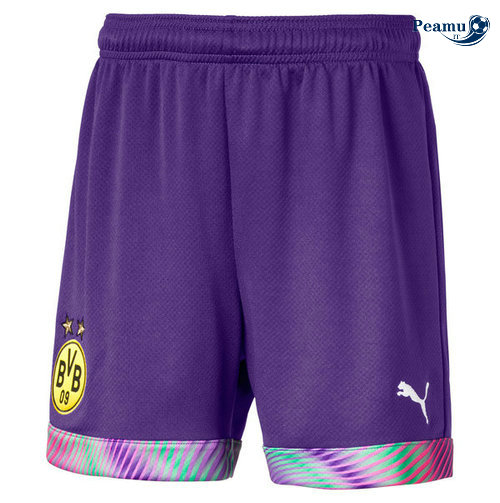 Pantaloncini da calcio Borussia Dortmund Seconda Portiere Porpora 2019-2020