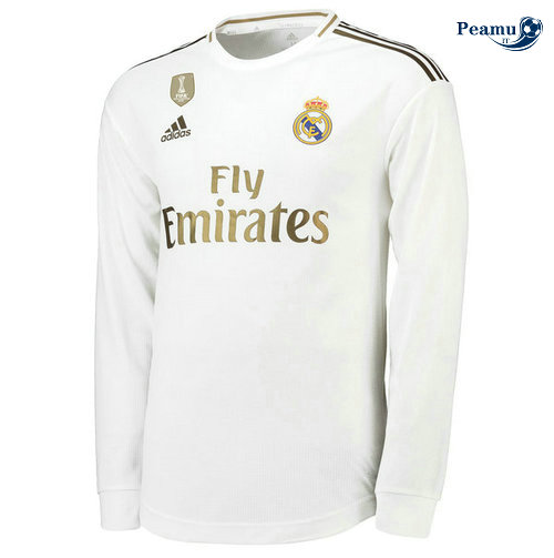 Maglia Calcio Real Madrid Prima Manica lunga 2019-2020