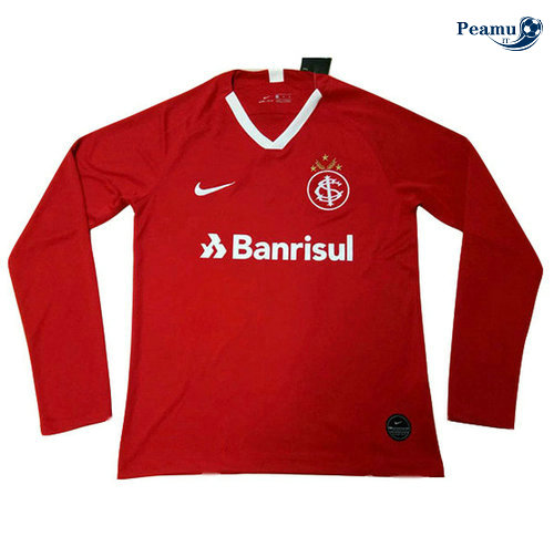 Maglia Calcio SC Internacional Prima Manica lunga Rosso 2019-2020