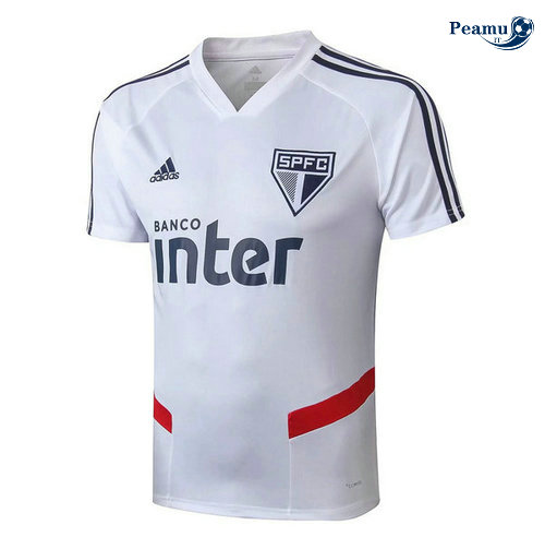 Maglia Calcio Sao Paulo Tracksui Bianco 2019-2020