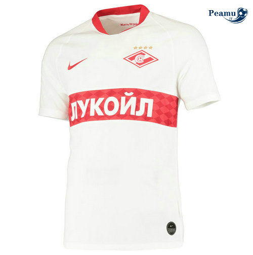 Maglia Calcio Spartak Moscou Seconda Bianco 2019-2020