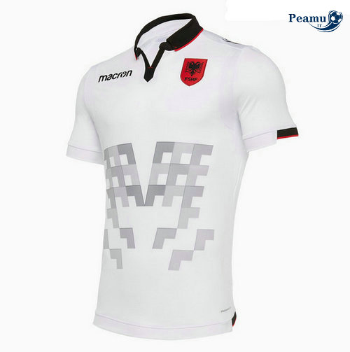 Maglia Calcio Albania Seconda Bianco 2019-2020