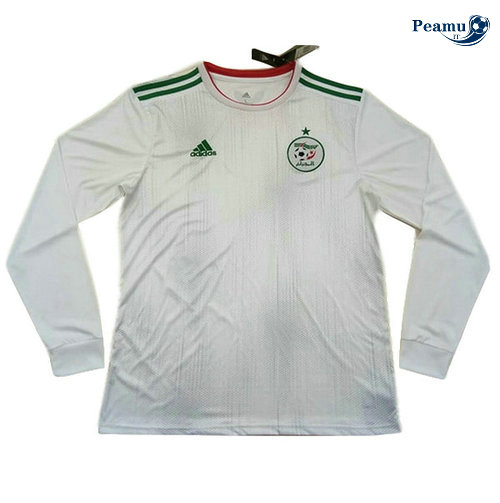 Maglia Calcio Algeria Manica lunga Bianco 2019-2020