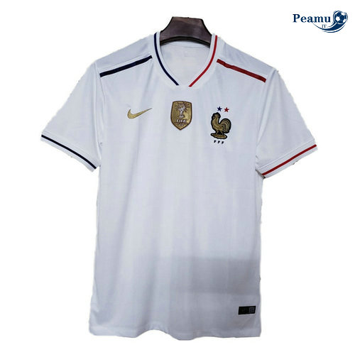 Maglia Calcio Francia Seconda Bianco 2019-2020