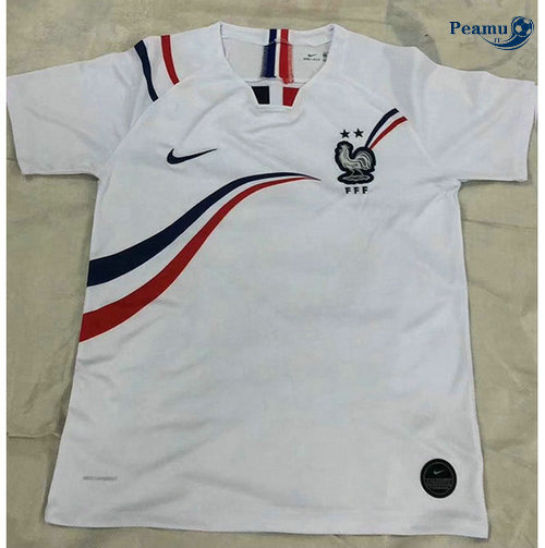 Maglia Calcio Francia Bianco 2019-2020