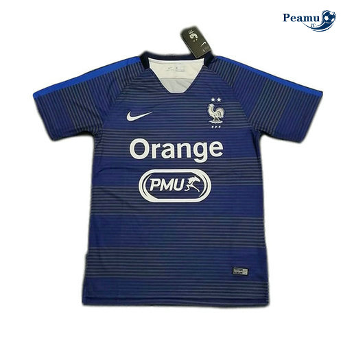 Maglia Calcio Francia training Blu navy 2019-2020