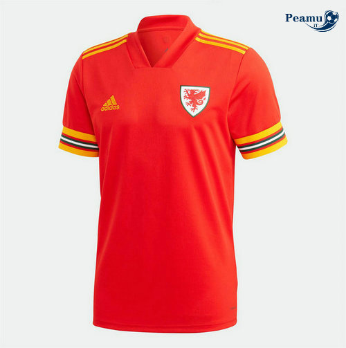 Maglia Calcio Galles Prima UEFA Euro 2020-2021