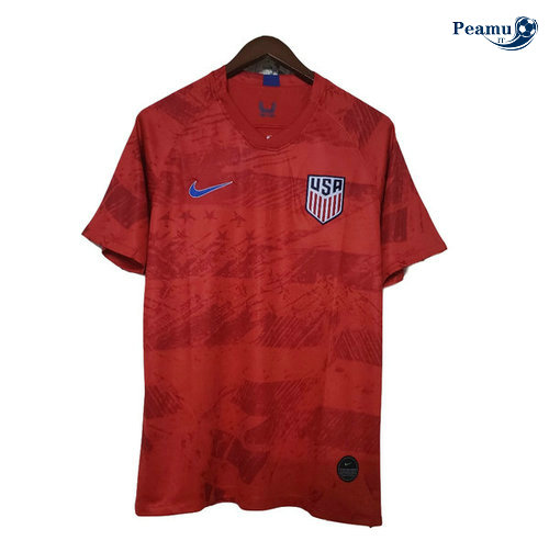 Maglia Calcio Stati Uniti Seconda Rosso 2019-2020