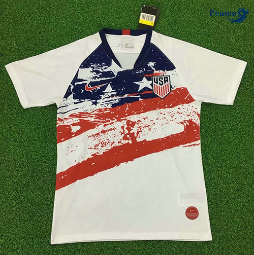 Maglia Calcio Stati Uniti Bianco 2019-2020