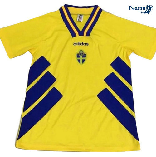 Maglia Calcio Svezia Retro Giallo 1994