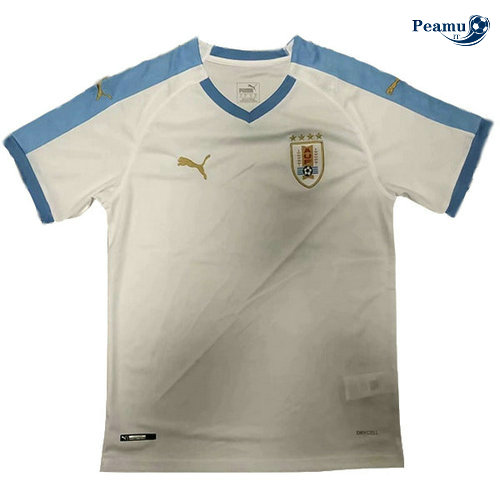 Maglia Calcio Uruguay Seconda Bianco 2019-2020