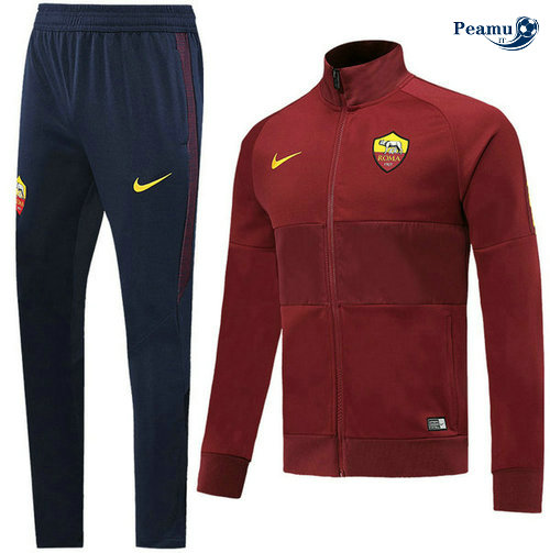 Tuta Calcio - Giacca AS Roma Jujube Rosso 2019-2020