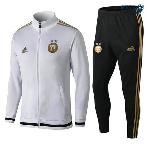 Tuta Calcio - Giacca Algeria Bianco/Nero 2019-2020