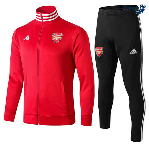 Tuta Calcio - Giacca Arsenal Rosso 2019-2020 Collo Alto