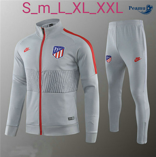 Tuta Calcio - Giacca Atletico Madrid Grigio 2019-2020