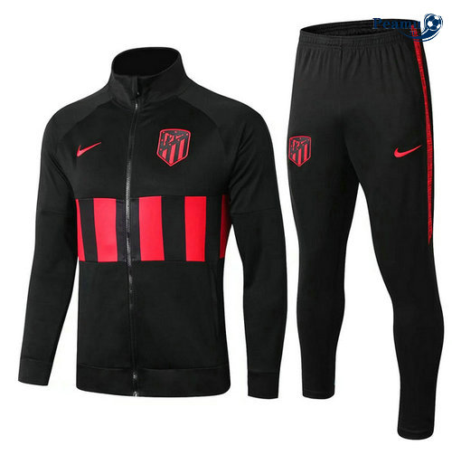 Tuta Calcio - Giacca Atletico Madrid Nero/Rosso 2019-2020