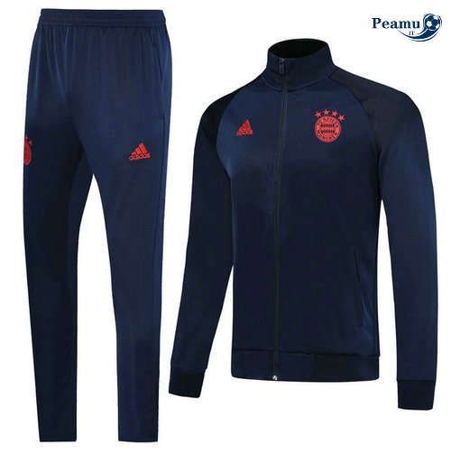 Tuta Calcio - Giacca Bayern Monaco Blu navy/Rosso 2019-2020