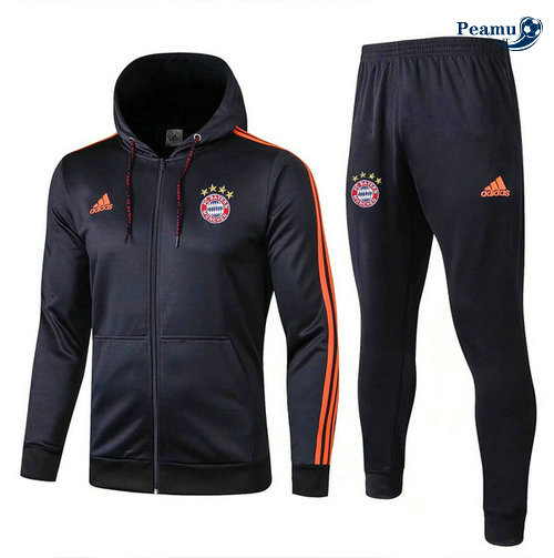 Tuta Calcio - Giacca con cappuccio Bayern Monaco Blu navy 2019-2020