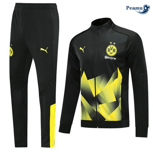 Tuta Calcio - Giacca Borussia Dortmund NeroGiallo 2019-2020