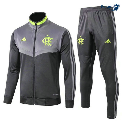 Tuta Calcio - Giacca Flamengo Grigio/Nero 2019-2020