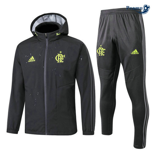 Tuta Calcio - Giacca A Vento Flamengo 2019-2020 Nero/Verde