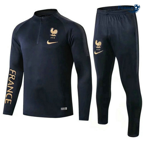 Tuta Calcio Francia Nero 2019-2020