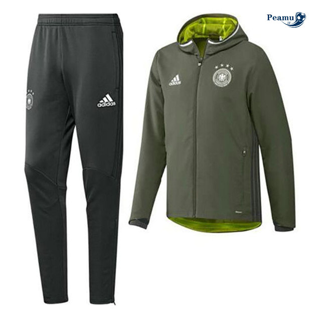 Tuta Calcio - Giacca con cappuccio Germania Verde Neroatre 2019-2020