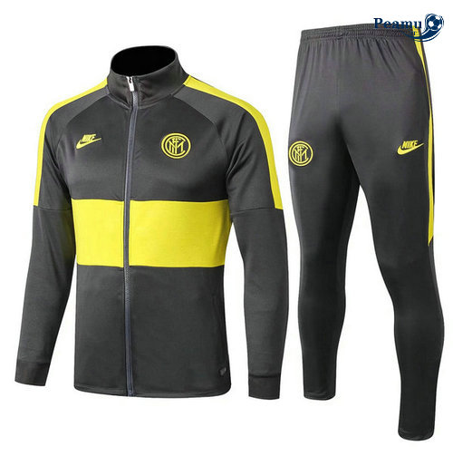 Tuta Calcio - Giacca Inter Milan Grigio scuro 2019-2020