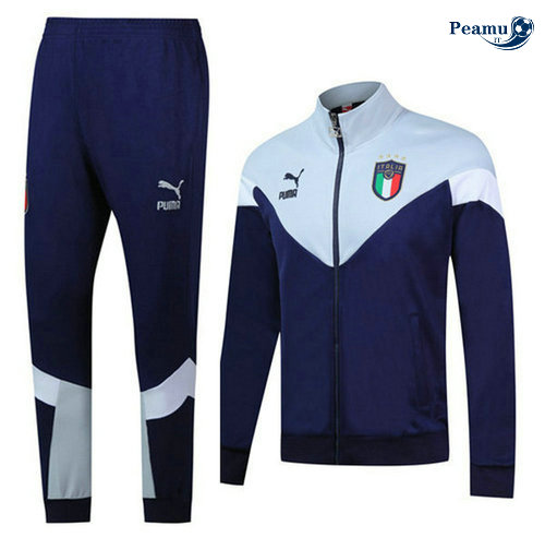 Tuta Calcio - Giacca Italia Blu navy/Bianco 2019-2020