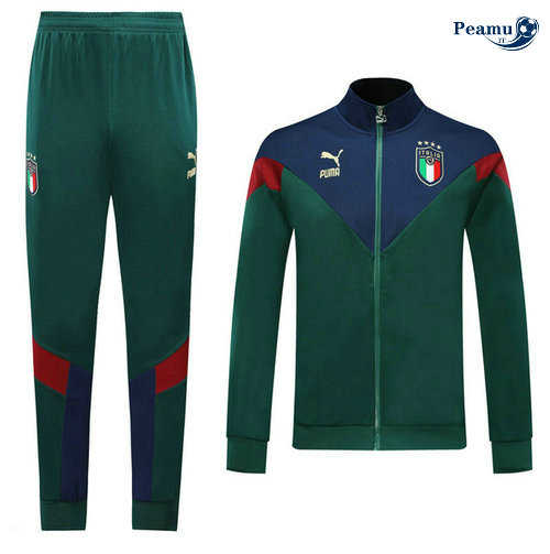 Tuta Calcio - Giacca Italia Verde 2019-2020