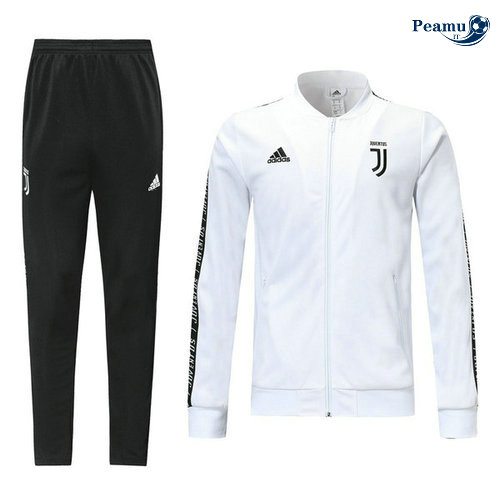 Tuta Calcio - Giacca Juventus Bianco/Nero 2019-2020 M095