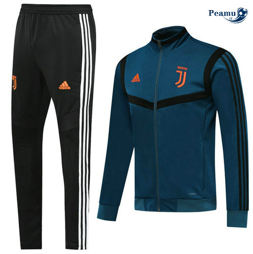 Tuta Calcio - Giacca Juventus Azzurro/Nero 2019-2020