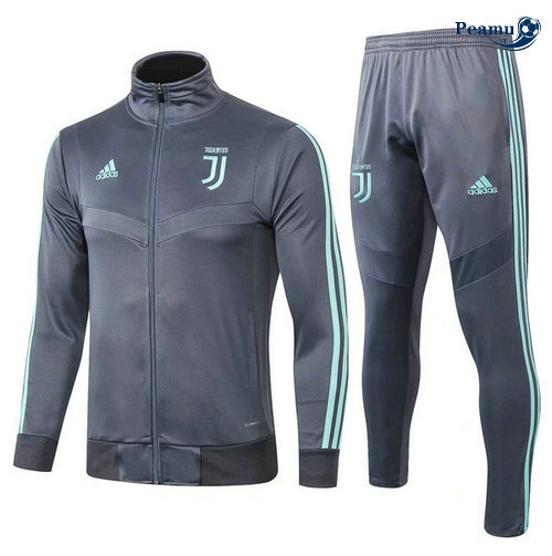 Tuta Calcio - Giacca Juventus Grigio scuro/Verde 2019-2020
