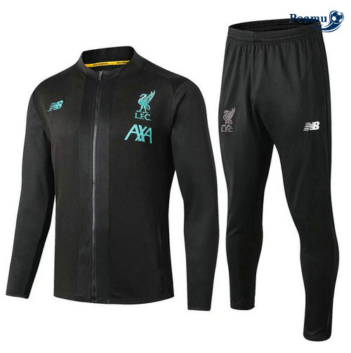 Tuta Calcio - Giacca Liverpool L.F.C Nero 2019-2020