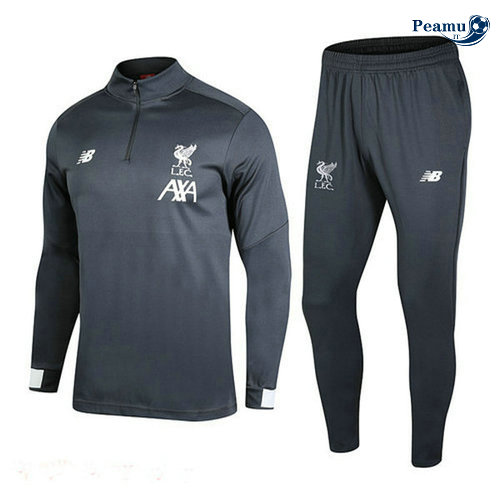 Tuta Calcio Liverpool 2019-2020 Grigio/Nero