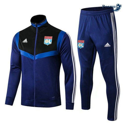 Tuta Calcio - Giacca Lyon Blu navy 2019-2020 Collo Alto