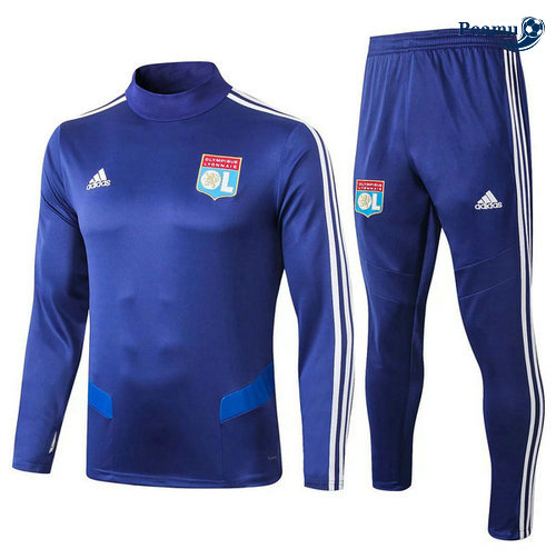 Tuta Calcio Lyon Azzurro 2019-2020 Collo Alto