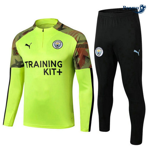 Tuta Calcio Manchester City Giallo Nero 2019-2020