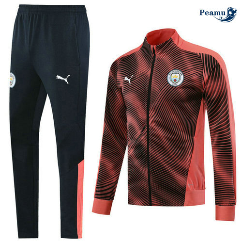 Tuta Calcio - Giacca Manchester City Rosa/Nero 2019-2020