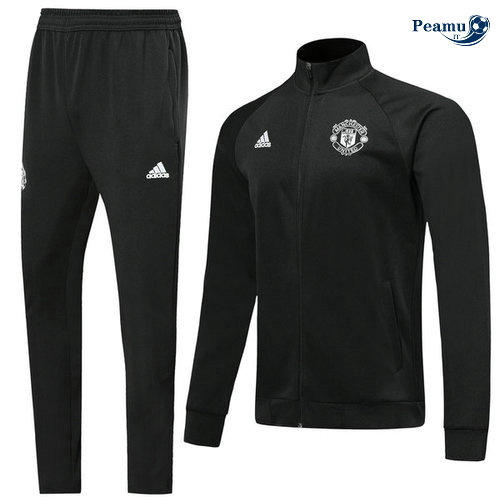 Tuta Calcio - Giacca Manchester United Nero 2019-2020