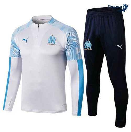 Tuta Calcio Marsiglia Bianco/Azzurro 2019-2020