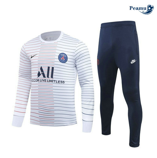 Tuta Calcio PSG Grigio/Bianco 2019-2020