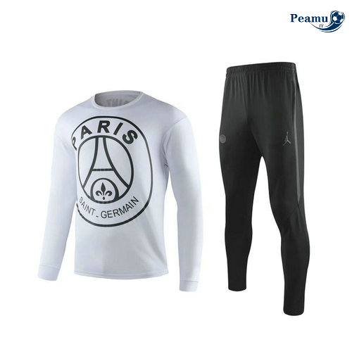 Tuta Calcio PSG Paris Bianco 2019-2020