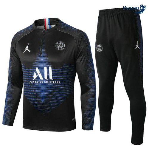 Tuta Calcio PSG Nero 2019-2020 M114