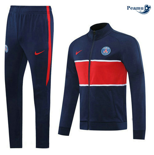 Tuta Calcio - Giacca PSG Blu navy/Rosso 2020-2021
