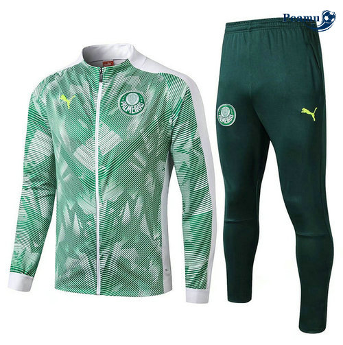 Tuta Calcio - Giacca Palmeiras Verde/Bianco 2019-2020