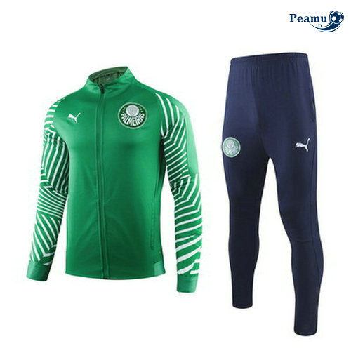 Tuta Calcio - Giacca Palmeiras Verde/Blu navy 2019-2020