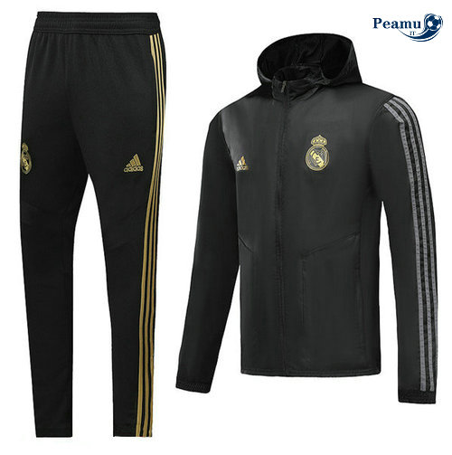 Tuta Calcio - Giacca A Vento Real Madrid Nero 2019-2020