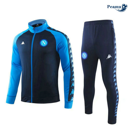 Tuta Calcio - Giacca SSC Napoli Azzurro/Blu navy 2019-2020