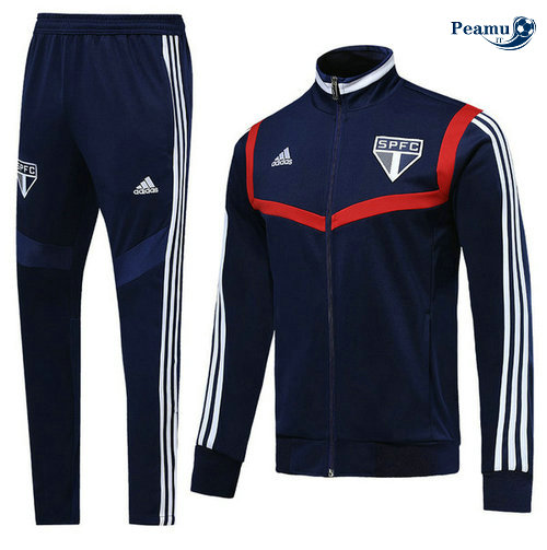Tuta Calcio - Giacca Sao Paulo Blu navy/Rosso 2019-2020
